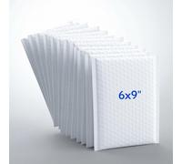 10 Pack Bubble Mailers 6 x 9",Waterproof Poly Bubble Wrap Envelopes 6x9" Self-Seal Shipping Bags,Padded Envelope for Phone,U Disk,Jewelry,Cards