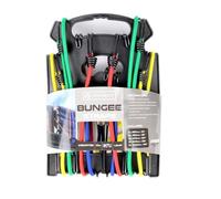 10 Pack Bungee Cords, Assorted Elastic Tie Down Straps, Steel Hooks, Carry Case, Luggage, Tarps, Garden Furniture, DIY Multi-Purpose
