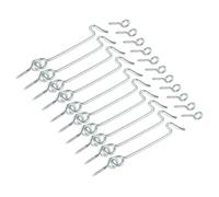 10 Pack Cabin Hook and Eye Latch 3 inch for Gate Door Swivel Window Metal Window Slide Barn Bathroom Toilet Cabinet Cupboard Shed Gate Door Latch and Multi Purpose Use