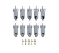 10 Pack Cabinet Door Dampers, Heavy Duty Dam Bumper with Gel Pad, Reinforced ABS Plastic, Adjustable for Quiet Closure, for Wardrobe Cupboard