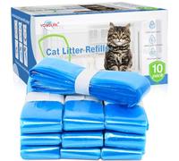 10 Pack Cat Litter Refill Bags 100% Enhanced Odor Control Generic Litter Refills Compatible with Standard, Plus, XL Pail