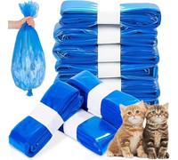 10 Pack Cat Litter Refill Bags, 4.5m Cat Waste Bin Liners for Litter Locker Cassettes, Nappy Bin Refills, Diaper Pail Disposal Bags