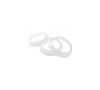 (10 Pack) Chabrias Ltd Polycarbonate 2 in 1 Plate Ring, 40 mm H x 215 mm Stackable Plate Rings for pre-Plating Food in Advance, Microwave Safe UK Make
