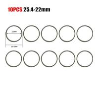 10-Pack Circular Saw Blade Reduction Rings for Angle Grinder Conversion - Metal Adapter Rings Compatible with 16mm to 35mm Arbor Sizes, Silver (16-1(32-16MM)
