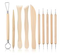 10 Pack Clay Modelling Tools Clay Tools Set Polymer Clays Tool Ceramic Clays Pottery Set Pottery Tool Kit for DIY Art Crafts Sculpting Modeling Shaping Carving and Dotting