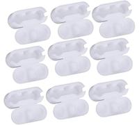 10 Pack Clear Plastic Beaded Chain Connector Vertical Roman Roller Blind Ball Chain Cord Connector Clips Curtain and Blind Accessories