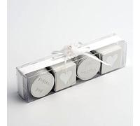 10 Pack - Clear Transparent Rectangular Favour Box for Chocolates, Sweets - 160x40x30mm (Decorations, Contents Not Included)