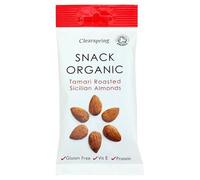 (10 PACK - Clearspring - Roasted Sicilian Almonds | 30g | 10 PACK BUNDLE
