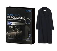 10 Pack Clothing Darkening Sheets, Black Clothes Color Restorer | 10 Pieces Textile Dye for Faded Out Clothes for Cotton Silk Wool T-Shirts Jeans Pants Sweaters Shoes Art Crafts Home