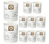 10 Pack CMXZVBE38749 Vacuum Bags Compatible with Craftsman 16 and 20 Gallon Wet/Dry Vacs, Replacement Parts CMXEVBE17595, CMXEVBE17596, Part# 38749