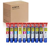 10 Pack Compatible PFI-300 Ink Cartridges High Capacity Ink Tanks Set Replacement for Canon ImagePROGRAF PRO-300 Printer (MBK/PBK/C/M/Y/PM/PC/R/GY/CO)