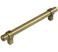 10 Pack - Cosmas 161-128BAB Brushed Antique Brass Cabinet Bar Handle Pull - 5" Inch (128mm) Hole Centers