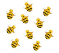 10 Pack Cute Bee Fridge Magnets Set, Mini Decorative Magnet Collection for Refrigerator Notice Board and Whiteboard Display, Small Resin Cute Magnets for Kitchen Home Office and Craft