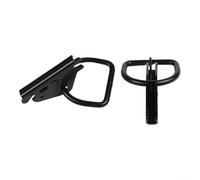 10 Pack D-Ring Anchors for E-Track, Steel Cargo Tie Down Rings 2500 lbs WLL, Secure Fit for Trailers Pickup Trucks Vans Motorcycle Cargo Management