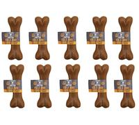 10 PACK DAILY EATS HEX A BONE DOG MEATY DENTAL PEANUT BUTTER TREAT BONE 90251