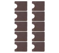 10 Pack Decorative Brick Model, Clay Brick, Purple sand semicirc