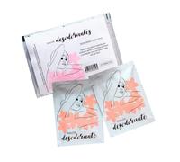 10-pack Deodorant Wipes Sachets, with Alum Mineral Antiperspirant | Underarms, Body and Intimate Areas | Absorbs Odour and Sweat | Neutral Unisex, Quick Drying, Anti-Stain, Travel Size