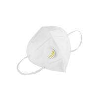 10 Pack - Disposable Face Mask with Breathing Valve - with FREE Single Mask Travel Case - Mouth and Nose Safety Protection - 5-Layer Filter Barrier - Manufactured for and Sold Exclusively by DecoPro