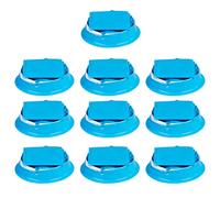 10 Pack Disposable Vomit Bags 1000ml Leak Proof Travel Motion Bags for Car Airplane Kids Adults Nausea Emergency (Blue, One Size)