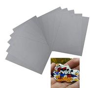10 Pack DIY Solid White Inkjet Printable Heat Shrink Paper Shrink Plastic Film Sheets for DIY Art Jewelry Making Craft Deco Smooth Polish