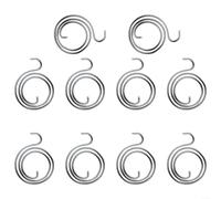 10 Pack Door Handle Springs 1.2mm Heavy Duty Replacement for uPVC & Composite Doors - Matt Black Internal Coil Spring Cassette to Stop Sagging Handles 28mm