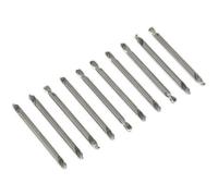10 Pack Double Ended Hss Drill Bit Set For Precision Pop Riveting - 1/8 Inch