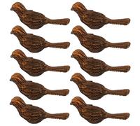10 Pack Drawer Knobs Cabinet Handles Metal Bird Shape Cupboard Knob Cute Animals Baby Nursery Room Dresser Pull Handle Kitchen Hardware Furniture Decorative Pulls with Screws