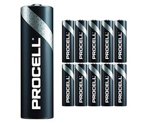 10 Pack - Duracell Procell AA Batteries | 1.5V Industrial Power Alkaline Battery | Home or Office Use | Car Air Freshener Promo Pack | Reliable Long Lasting Power
