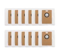 10 Pack Dust Bags Compatible with Eufy E25, E28 Robot Vacuum Cleaner, High Capacity Disposable Bags, Replacement Accessories for Eufy E28 Cleaning Station