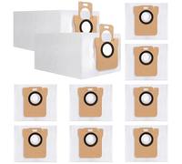 10-Pack Dust Bags For Dreametech L10S Ultra, L10 Ultra, L20 Ultra Robot Vacuums, 3L Non-Woven High Filtration Replacement Bags