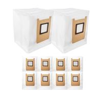 10 Pack Dust Bags for Eufy E25 Vacuum Bags, Compatible with Eufy Dust Bags E28, for E25 E28 Robot Vacuum Cleaner, Replacement 3L Large Capacity Vacuum Bags