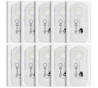 10 Pack Dust Bags for Festool CT MINI & MIDI Manufactured from 2019+,CT 15 | 204308 Set Dust Bags for Festool Hoover Bags,CT MINI & MINI I / MIDI & MIDI I from Model Year 2019,CT 15,5-Layer Materials
