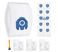 10 Pack Dust Bags Replacement Compatible with Miele Hoover GN Vacuum Cleaner Bags Fits for Classic C1 Complete C2 Complete C3, S2 S5 S8 Series