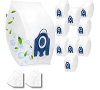 10 Pack Dust Bags Type GN Replacement Compatible with Miele Hoover Classic C1 Complete C2 Complete C3, S2 S5 S8 Series with 2 Motor Protection & 2 Exhaust Filters