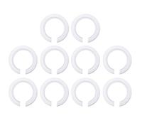 10 Pack E27 to E14/B22 Plastic Lamp Shade Ring Converter, Screw Lamp Shades Reducer Washer E27 Lamp Ring, 42mm to 29mm Light Shade Adapter with Duplex Ring Fitting, White