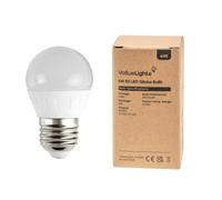 10 Pack E27 White Thermal Plastic Globe LED 4W Warm White 2700K 400lm Light Bulb ValueLights White One Size