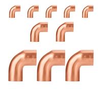 10-Pack EFIELD 1/2" FTG x 1/2" Copper Long Radius 90° Street Elbow Copper Fitting