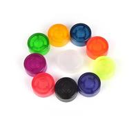 10 Pack Electric Guitar Effects Pedals Multicolor Candy Covers Footswitch Covers Plastic Bumpers Effect Pedal Caps
