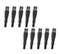 10-Pack Electric Shaver Cleaning Brush Set for Remington, Other Rotary/Foil Shavers, Dual-Head 3.1x3.0x2.0cm Nylon-ABS Brush