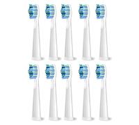 10 Pack Electric Toothbrush Replacement Heads Compatible with Fairywil, Toothbrush Heads Compatible with FW-507/508/551/515/917/959/2011,D1/D3/D7/D8 White