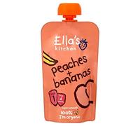 (10 PACK) - Ellas Kitchen - S1 Peaches & Bananas | 120g | 10 PACK BUNDLE