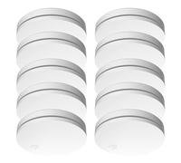 10-Pack ELRO FS4610 | Thinnest Smoke Detector in the World | 10-Year Battery | Complies with European Standard EN14604 | White | Set of 10