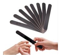 10 Pack Emery Nail File Boards - Double-Sided 100/180 Grit Nail Files for Natural, Gel, and Acrylic Nails, Durable Salon & Home Use, 17.8x2cm