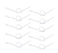 10-Pack Enema Nozzle Tips, 11.8" Long, 16FR (5.3mm), Home Enema Colonic Irrigation Kit, Enema Supplies Colon Tube, Flexible Comfort Enema Head, Colon Nozzle for Constipation Enema Colon -White