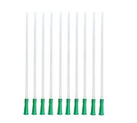 10-Pack Enema Nozzle Tips, 12.2" Long, 12FR (4mm), Home Enema Colonic Irrigation Kit, Coffee Enema Flushing kit, Enema Supplies Colon Tube, Flexible Silicone Comfort Enema Head-Green