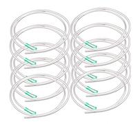 10-Pack Enema Nozzle Tips, 39.3" Long, 16FR (5.30mm) Home Enema Colonic Irrigation Kit, Coffee Enema Flushing kit, Enema Supplies Colon Tube, Flexible Silicone Comfort Enema Head