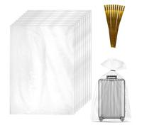 10 Pack Extra Large Clear Plastic Storage Bags, 90x120cm,Waterproof Jumbo Storage Bags, Flat Large Plastic Bags,for Loft,Luggage,Suitcase,Comforter,Chair,Toys,Bedding