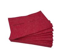 10 Pack Extra Large Original German Shammy Cloths Chamois Towels Super Absorbent for Pets, Parenting Tool Cleaning for Home and Commercial Use Wholesale Bulk (Red)