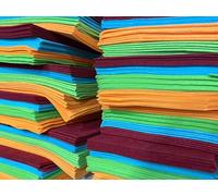 10 Pack Extra Large Original German Shammy Cloths Chamois Towels Super Absorbent for Pets, Parenting Tool Cleaning for Home and Commercial Use Wholesale Bulk (Assorted)