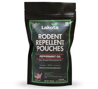 10 Pack Extra-Strength Mouse & Rodent Repellent Pouches. 60% Essential Oil - These are The Strongest Mouse Repellent Pouches Available! Made in USA
